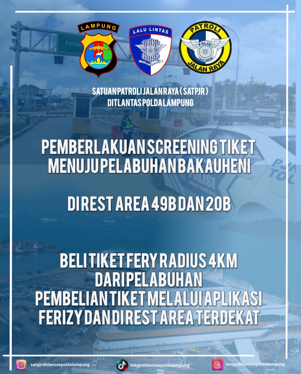 Pemilir ke Jawa Wajib Beli Tiket Feri Sebelum Tiba di Pelabuhan Bakauheni