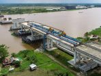 Pembangunan Jalan Tol Palembang - Betung Capai 56,15%