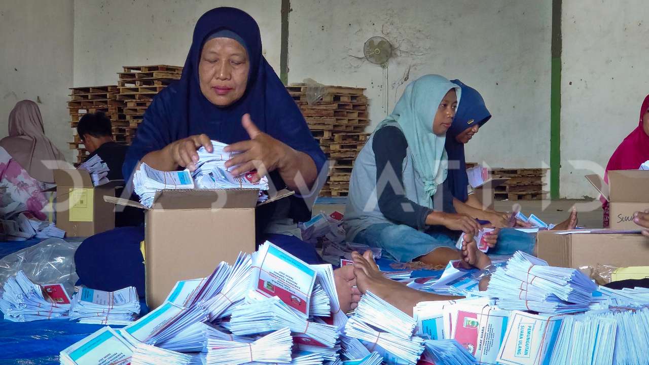 KPU Pesawaran Siapkan Surat Suara PSU