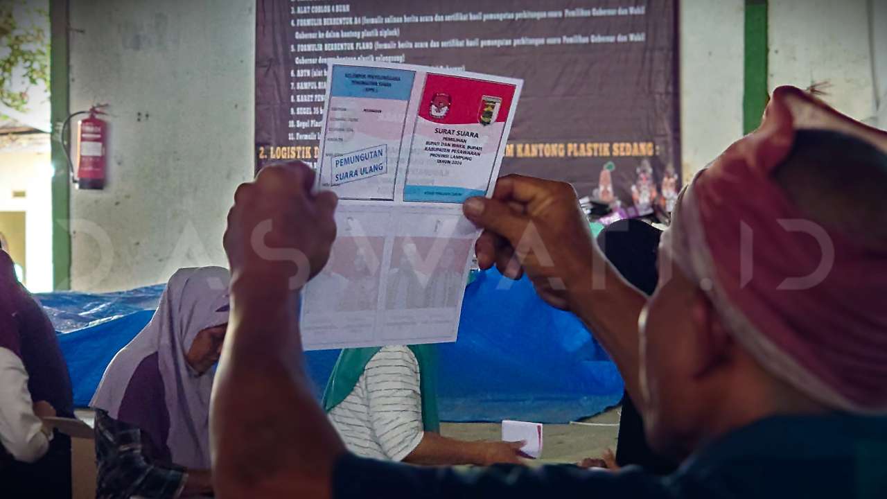 KPU Pesawaran Siapkan Surat Suara PSU