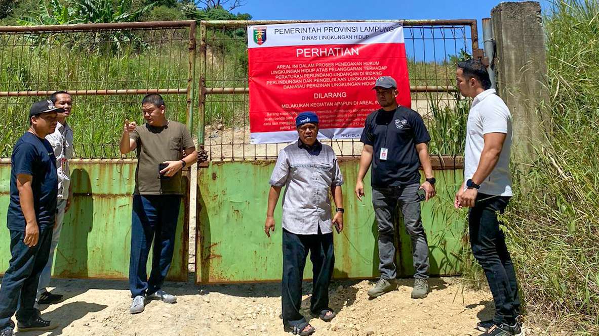 Polda Tindak Tegas Aktivitas Tambang Ilegal di Bandar Lampung