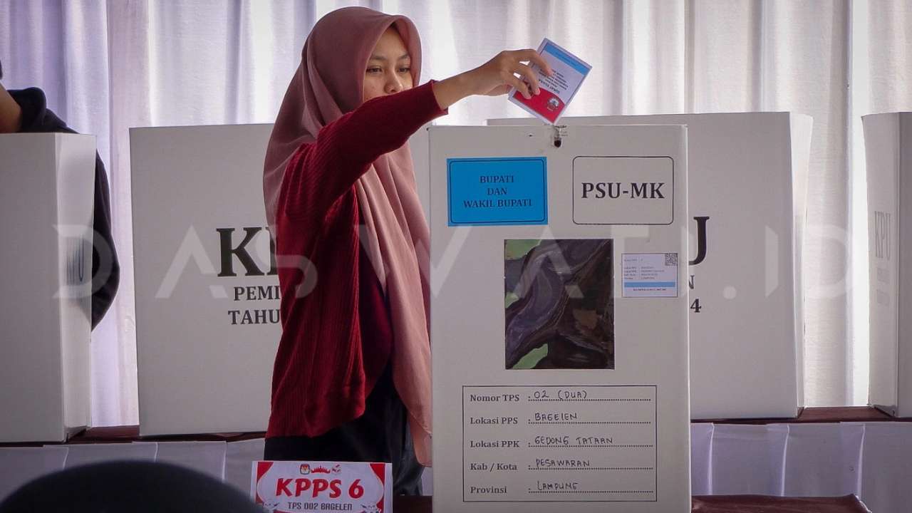 Antusiasme Warga Pesawaran dalam Pemungutan Suara Ulang