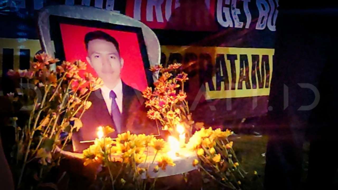 Untaian Doa dan Lilin Keadilan untuk Pratama