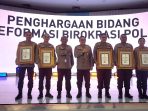 Lima Polres Polda Lampung Diganjar Penghargaan oleh Kapolri