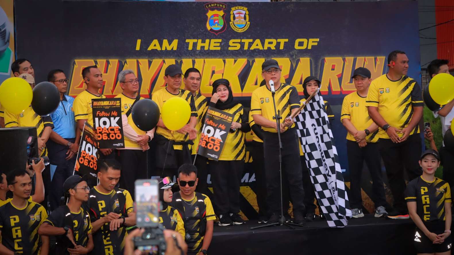 Inklusivitas dan Ekonomi Rakyat di Bhayangkara Run 2025 Polda Lampung