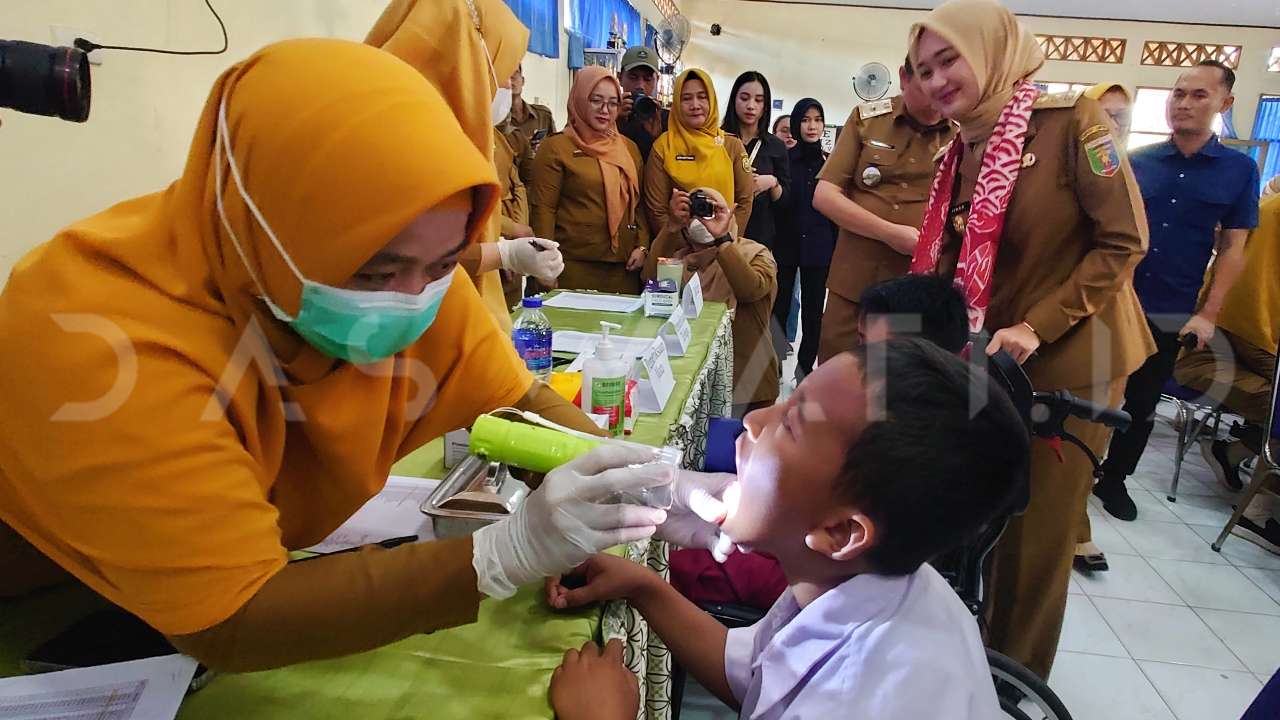 Cek Kesehatan Gratis Menyentuh Anak-Anak Istimewa di Lampung