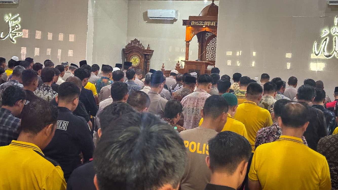 Solidaritas Polda Lampung untuk Almarhum Afan Kurniawan dan Komunitas Ojol