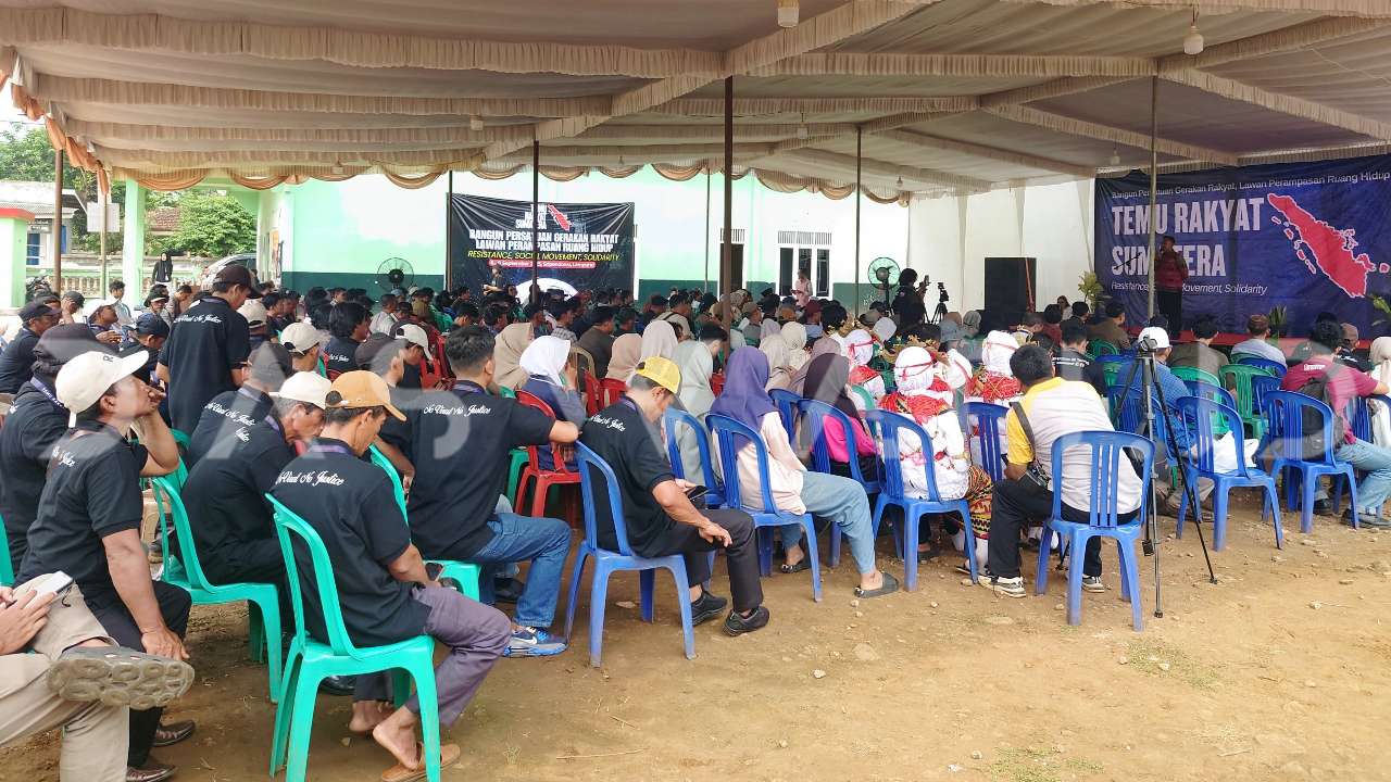 Temu Rakyat Sumatera di Sripendowo: Bersatu Melawan Perampasan Ruang Hidup
