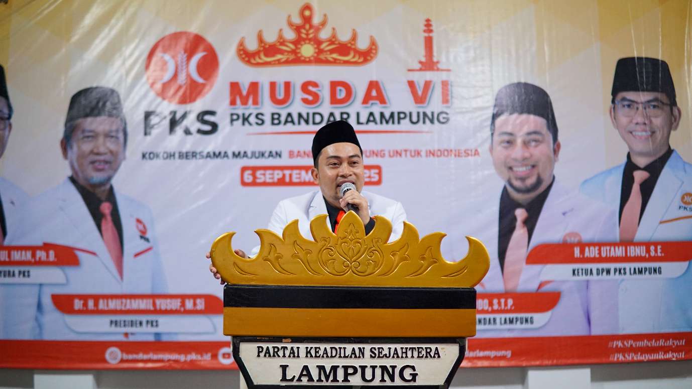 Musda VI PKS Bandar Lampung: Perkuat Kolaborasi untuk Kemajuan Daerah