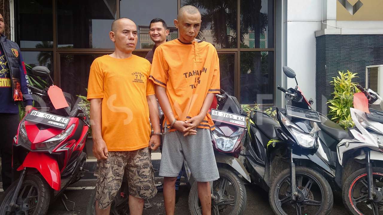 Komplotan Bandar Lampung: Residivis dan Adik Kandung Gondol Motor Polisi Komplotan Bandar Lampung: Residivis dan Adik Kandung Gondol Motor Polisi
