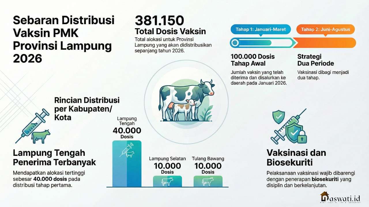 Vaksinasi & Biosekuriti: Strategi Terpadu Memutus Rantai Penularan PMK