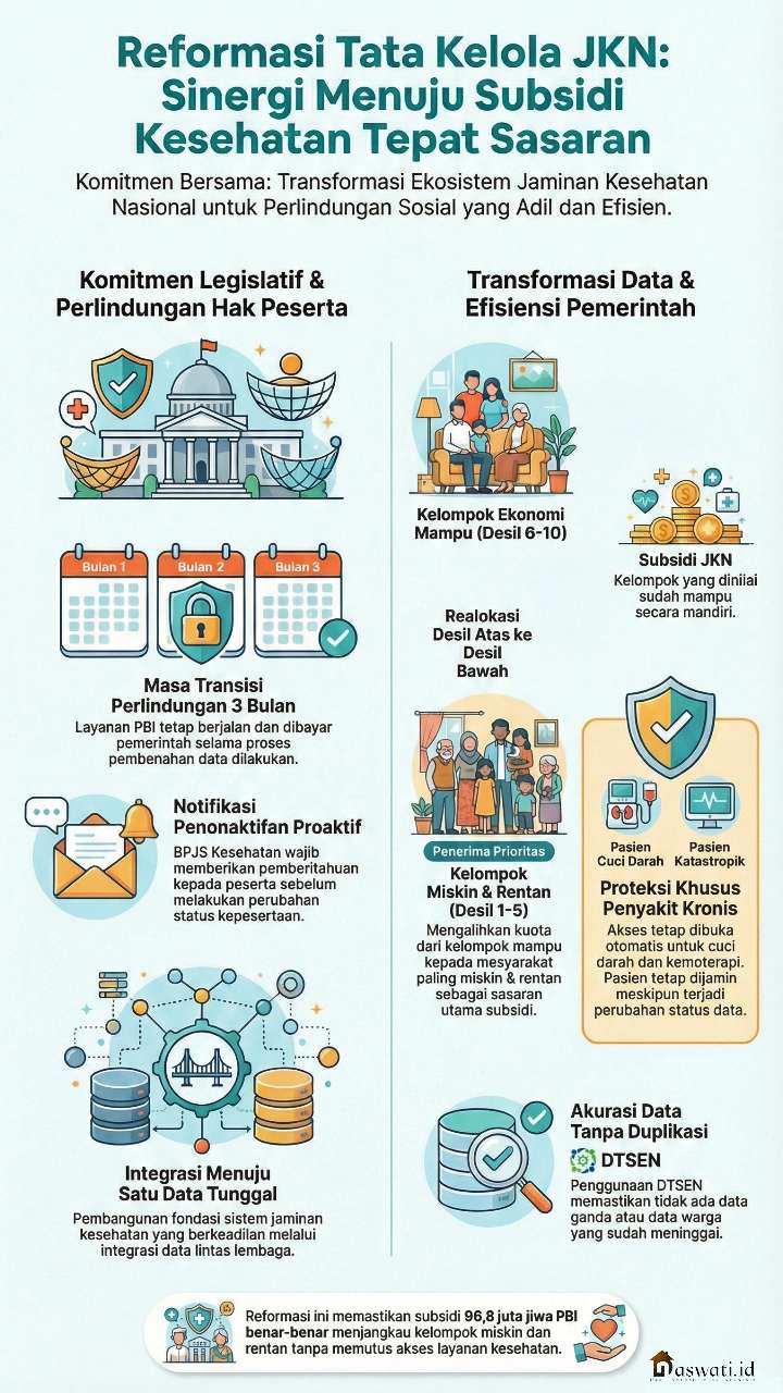 Dasco: Pasien Kronis Tak Boleh Ditolak Selama Transisi Data JKN