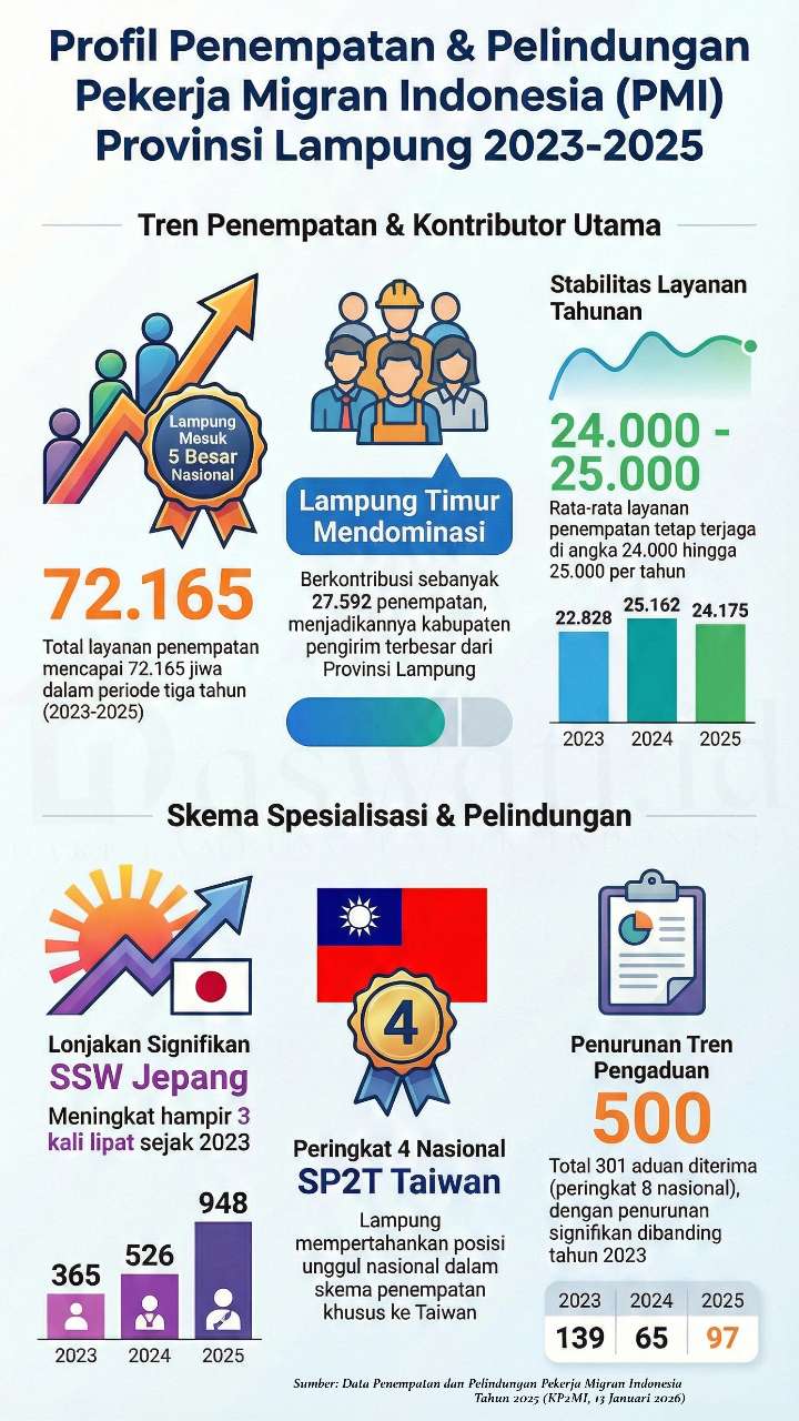 Minat PMI Lampung ke Jepang Naik 3 Kali Lipat