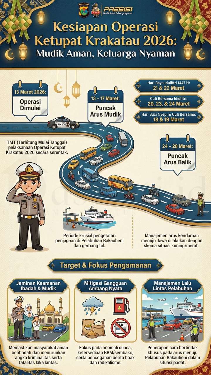 Awas Lubang! 102 Titik Jalan Rusak Intai Pemudik di Lampung