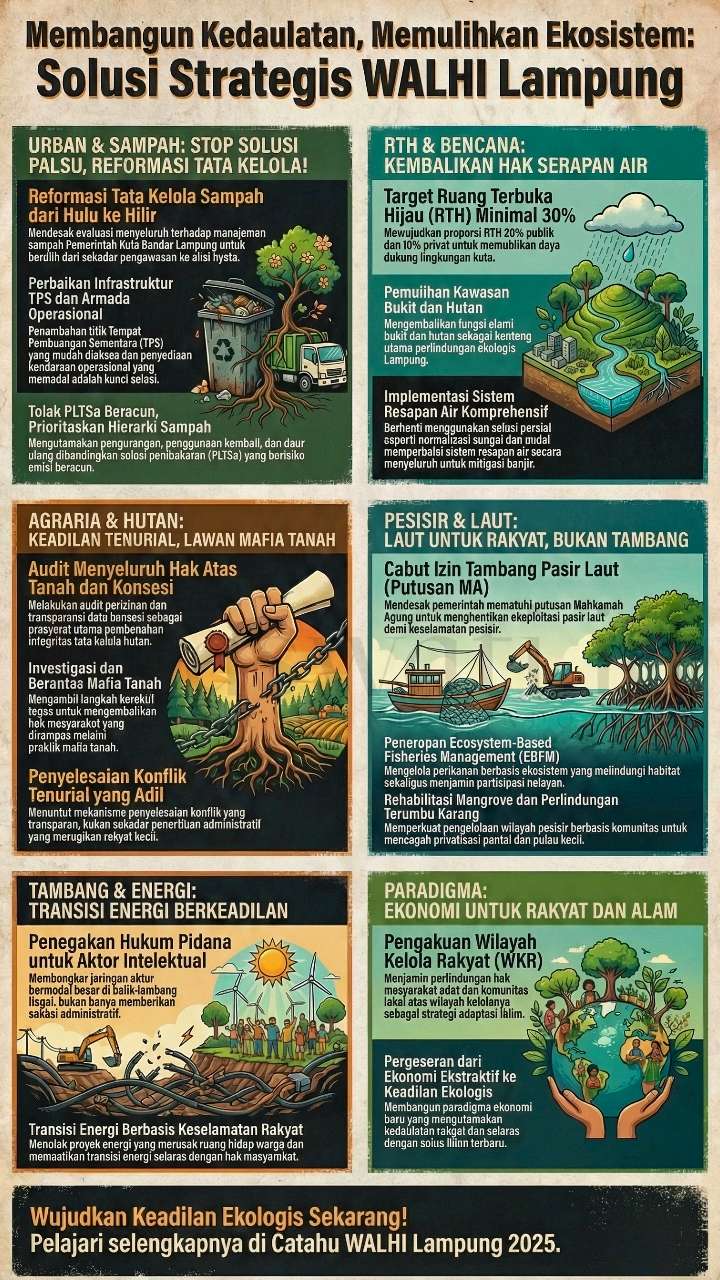 Catatan Kelam Ekologi Lampung: Bisnis Karbon hingga Kriminalisasi