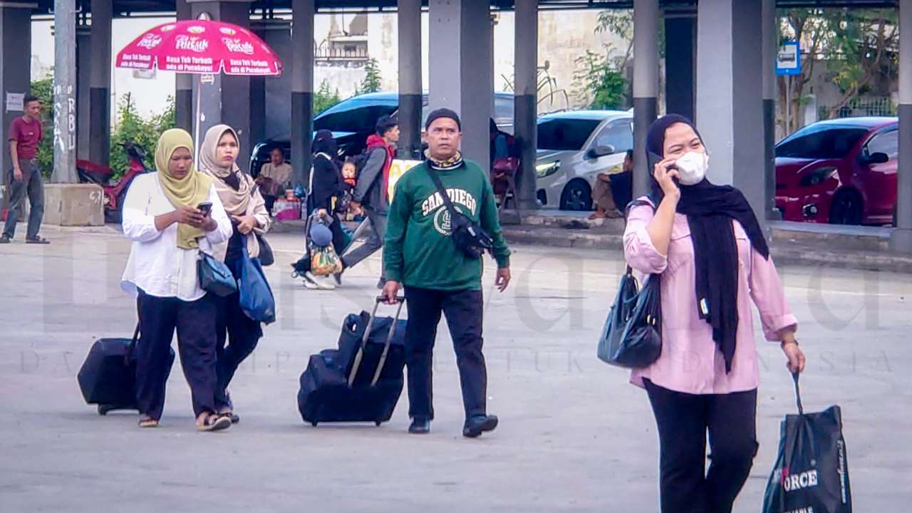 Mudik 2026: Kedatangan Penumpang AKAP di Terminal Rajabasa Melonjak Tajam