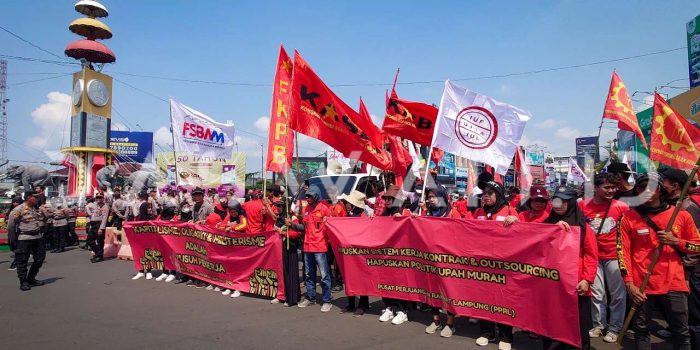 May Day 2026: KASBI Lampung Tagih Janji Manis Presiden