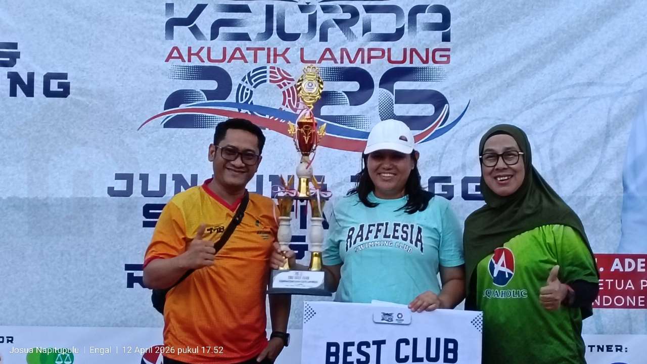 Ratu Kolam! Delena Qotrun Borong Emas di Kejurda Akuatik Lampung 2026