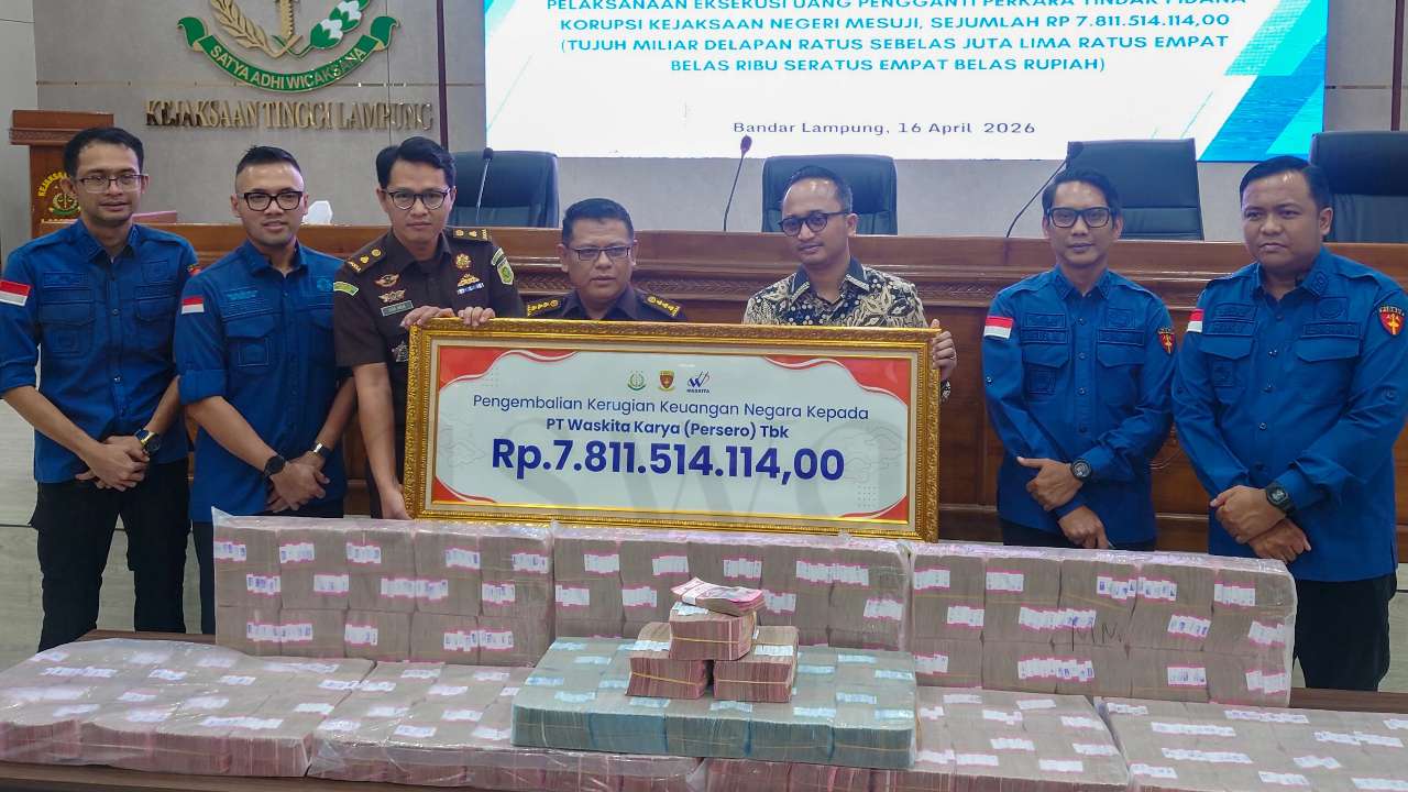 Korupsi Tol Terpeka: Kejati Lampung Eksekusi Uang Rp 7,8 Miliar