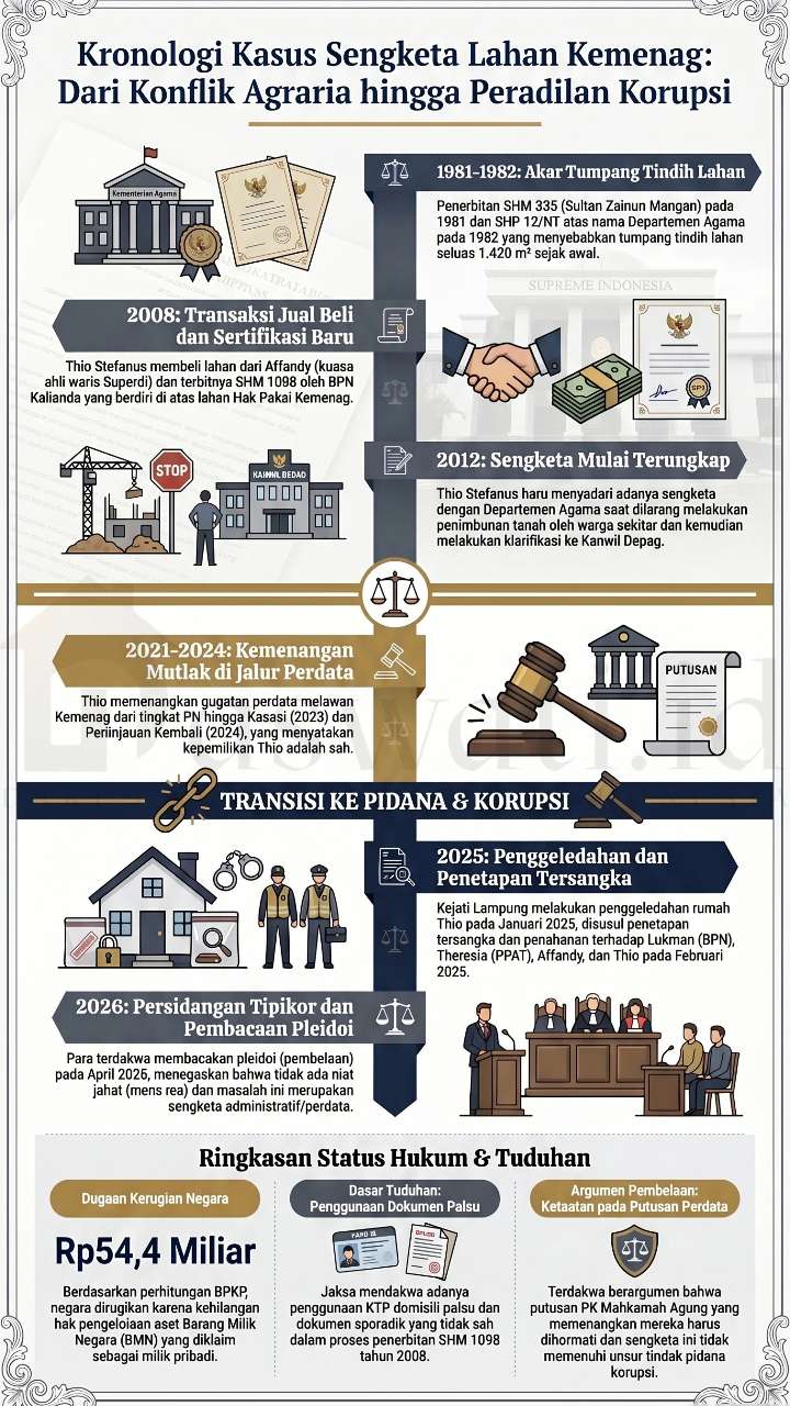 Terdakwa Kasus Lahan Kemenag Sebut Dirinya Korban Kriminalisasi