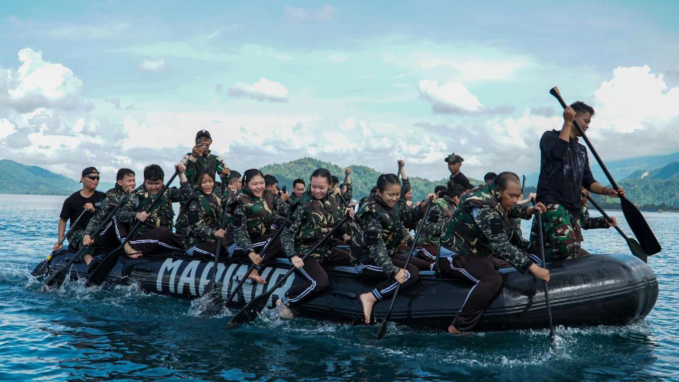 Menempa Karakter Muda-mudi Tridharma di Bumi Marinir Lampung