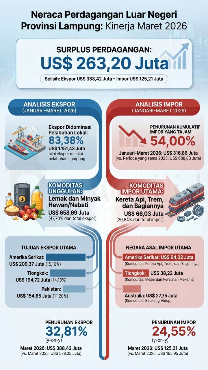 Sinyal Lesu Agribisnis: Impor Pupuk Lampung Turun Signifikan