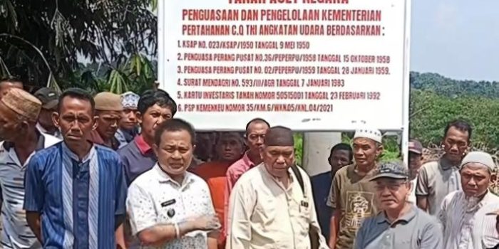 LBH Bandar Lampung Desak TNI AU Cabut Plang Klaim di Bakung Udik