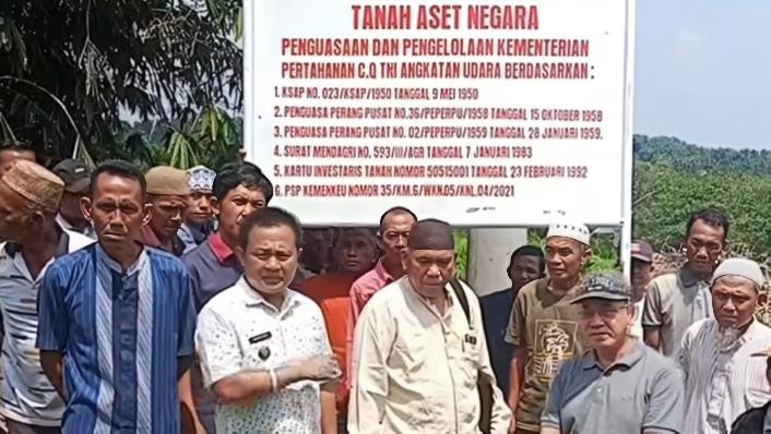 LBH Bandar Lampung Desak TNI AU Cabut Plang Klaim di Bakung Udik